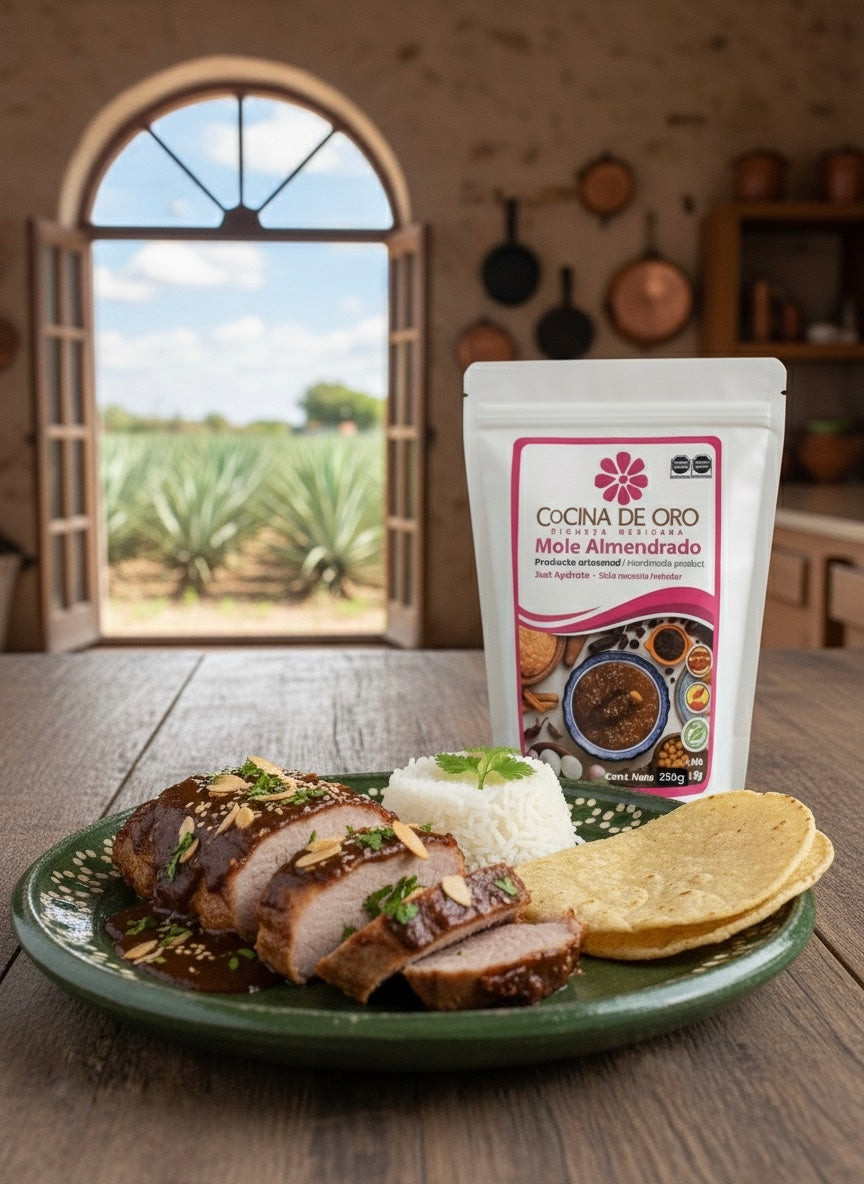 Lomo de Cerdo en Mole Almendrado
