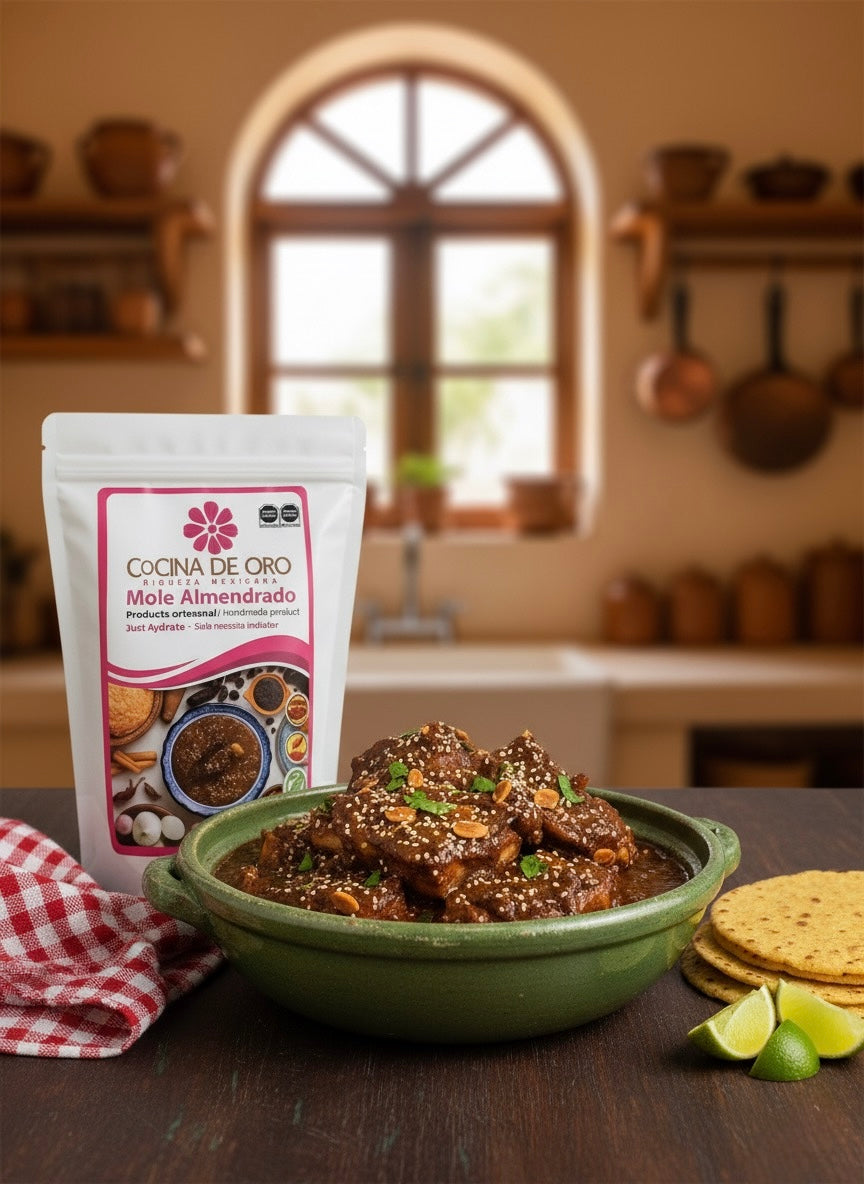 Costillas de Cerdo en Mole Almendrado