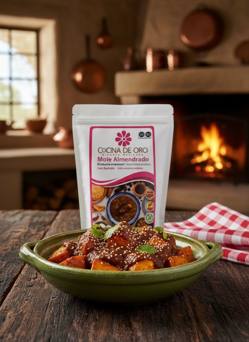 Mole Almendrado con Camote (Guarnición)